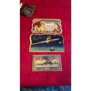 VTG Sewing Needle Books Lot: Sewing Circle Rocket Army & Navy  Gold Eye Needles
